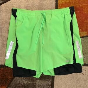 ⚡️Nike Men's Green Running Shorts! NWT